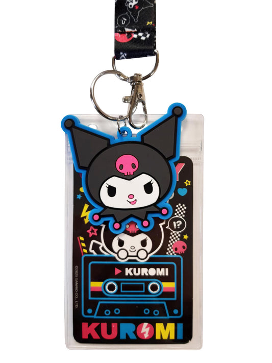 Kuromi (Punky) ID Lanyard & Keychain