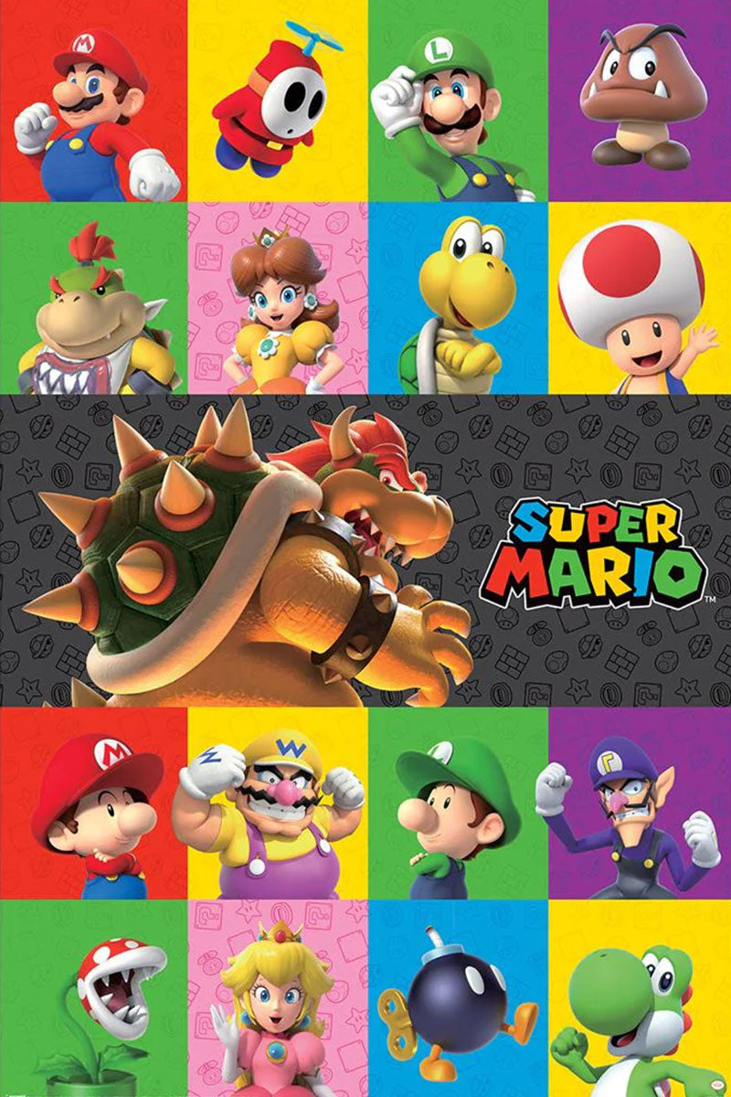 Super Mario (Characters) Maxi Poster