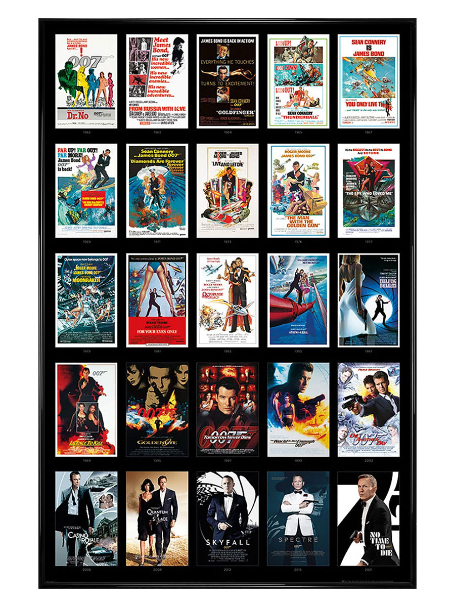 James Bond (25 Films) Maxi Poster
