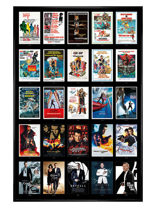 James Bond (25 Films) Maxi Poster