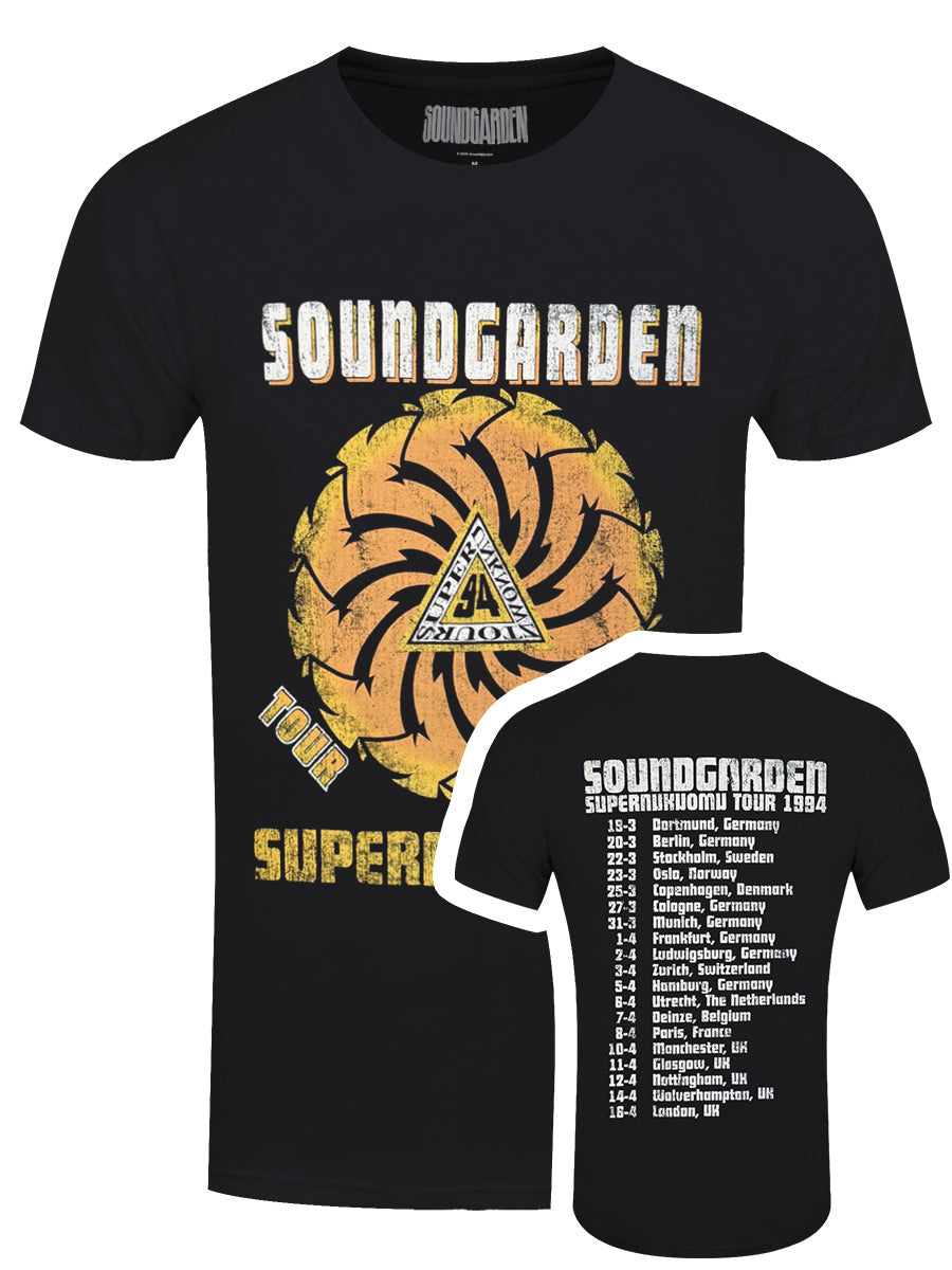 Soundgarden Superunknown Tour '94 Men's Black T-Shirt