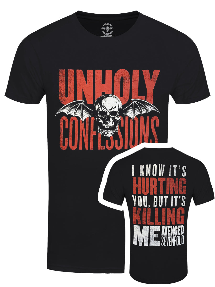 Avenged Sevenfold Unholy Confessions Men's Black T-Shirt
