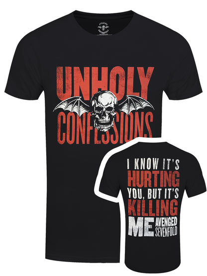 Avenged Sevenfold Unholy Confessions Men's Black T-Shirt