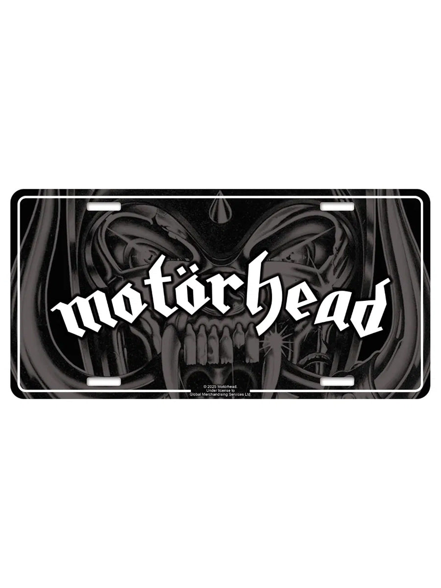 Motorhead Logo American Style Number Plate