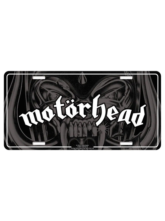 Motorhead Logo American Style Number Plate