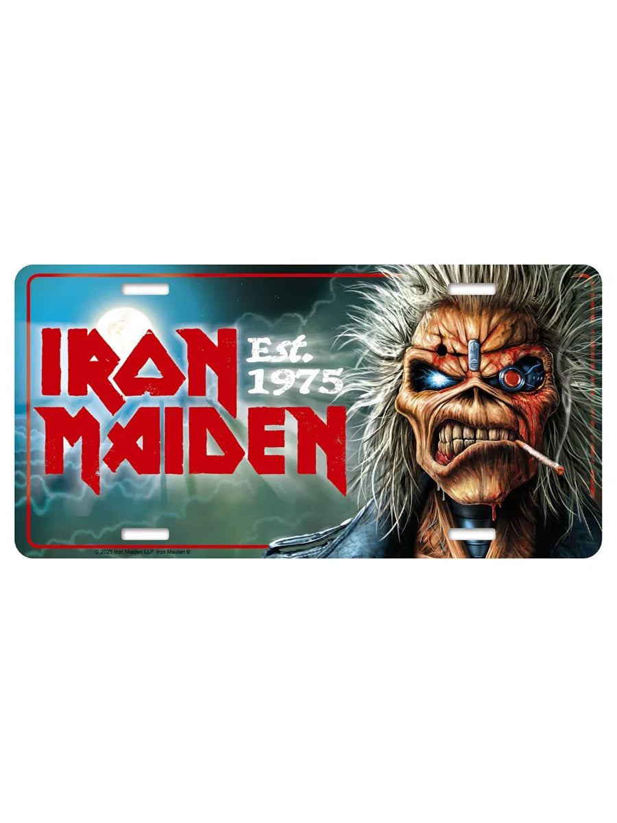Iron Maiden Est 1975 American Style Number Plate