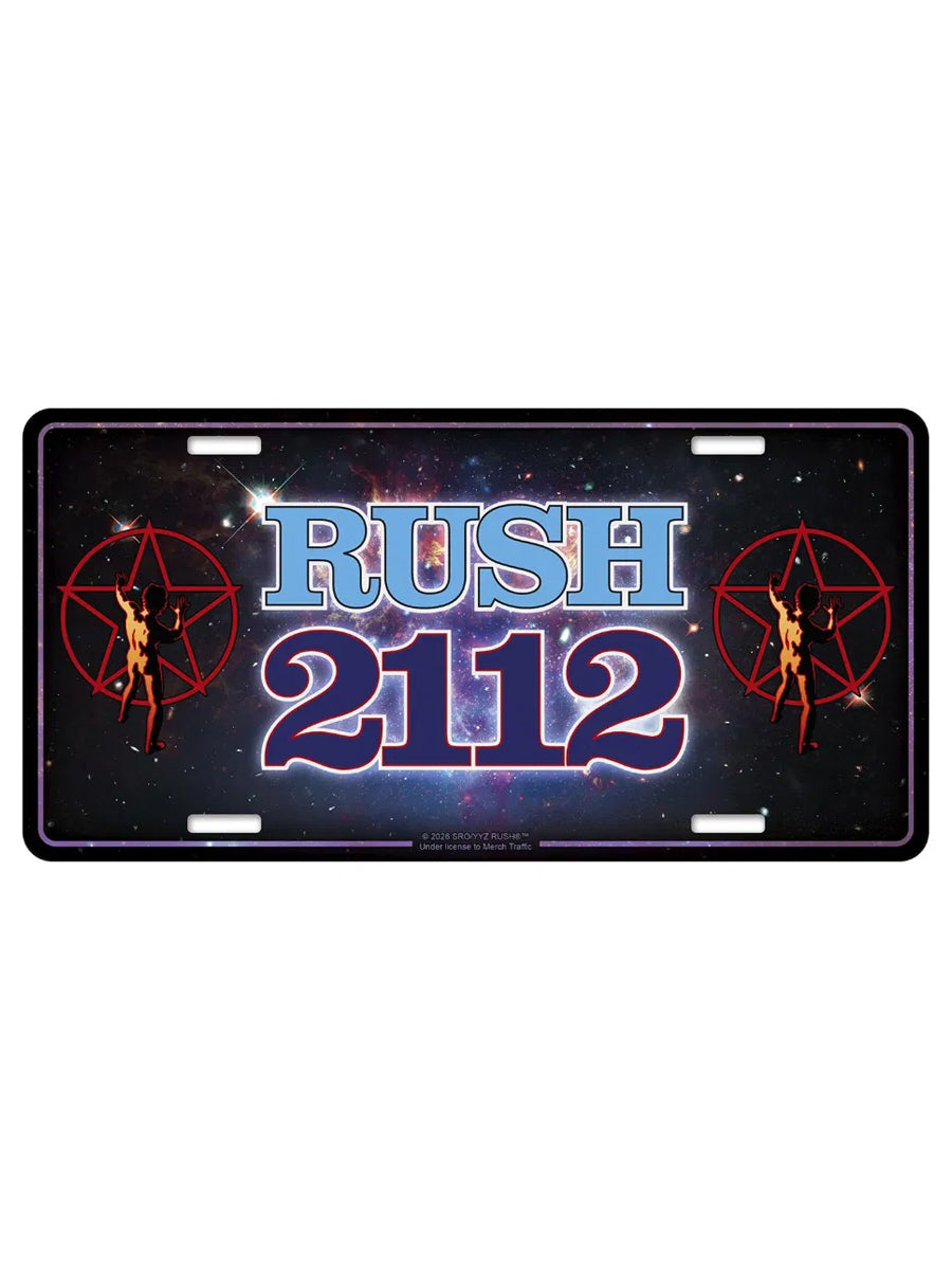 Rush 2112 American Style Number Plate