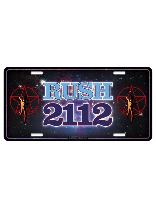 Rush 2112 American Style Number Plate