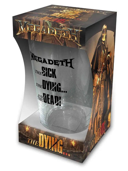 Megadeth The Sick, The Dying And The Dead Drinking Glass