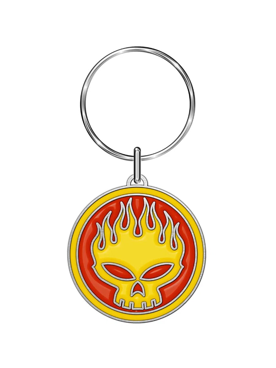 The Offspring Skull Logo Keyring