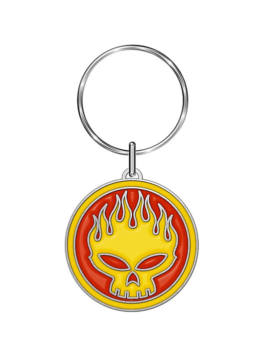 The Offspring Skull Logo Keyring