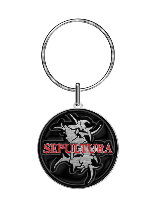 Sepultura Logo & Tribal S Keyring