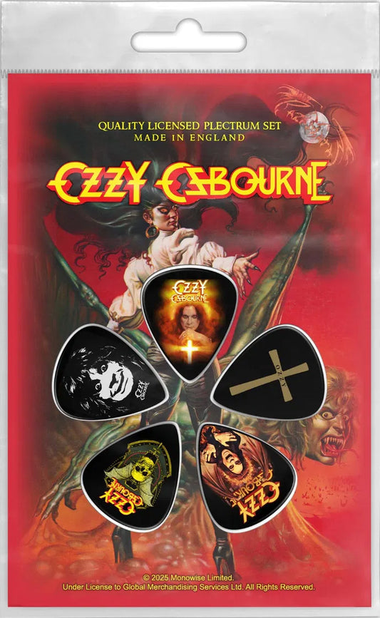 Ozzy Osbourne The Ultimate Sin Plectrums 5-Pack