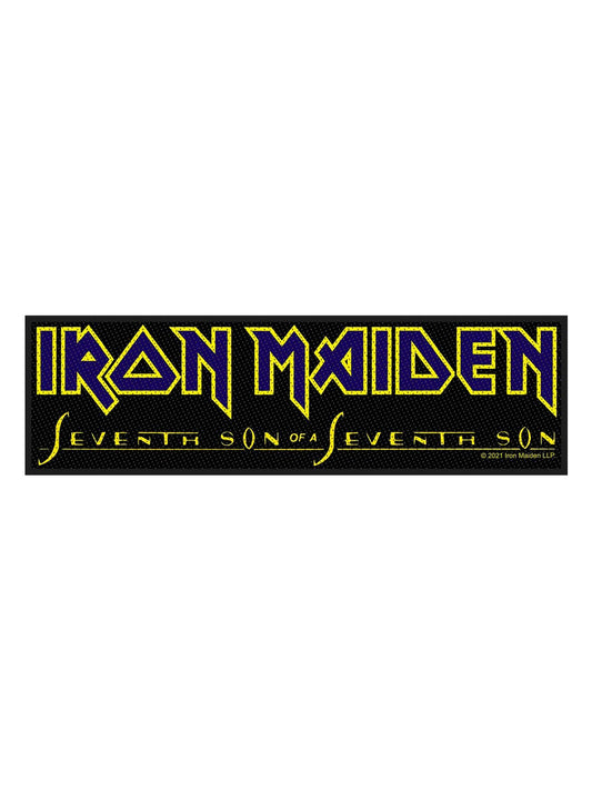 Iron Maiden Seventh Son Logo Superstrip Patch
