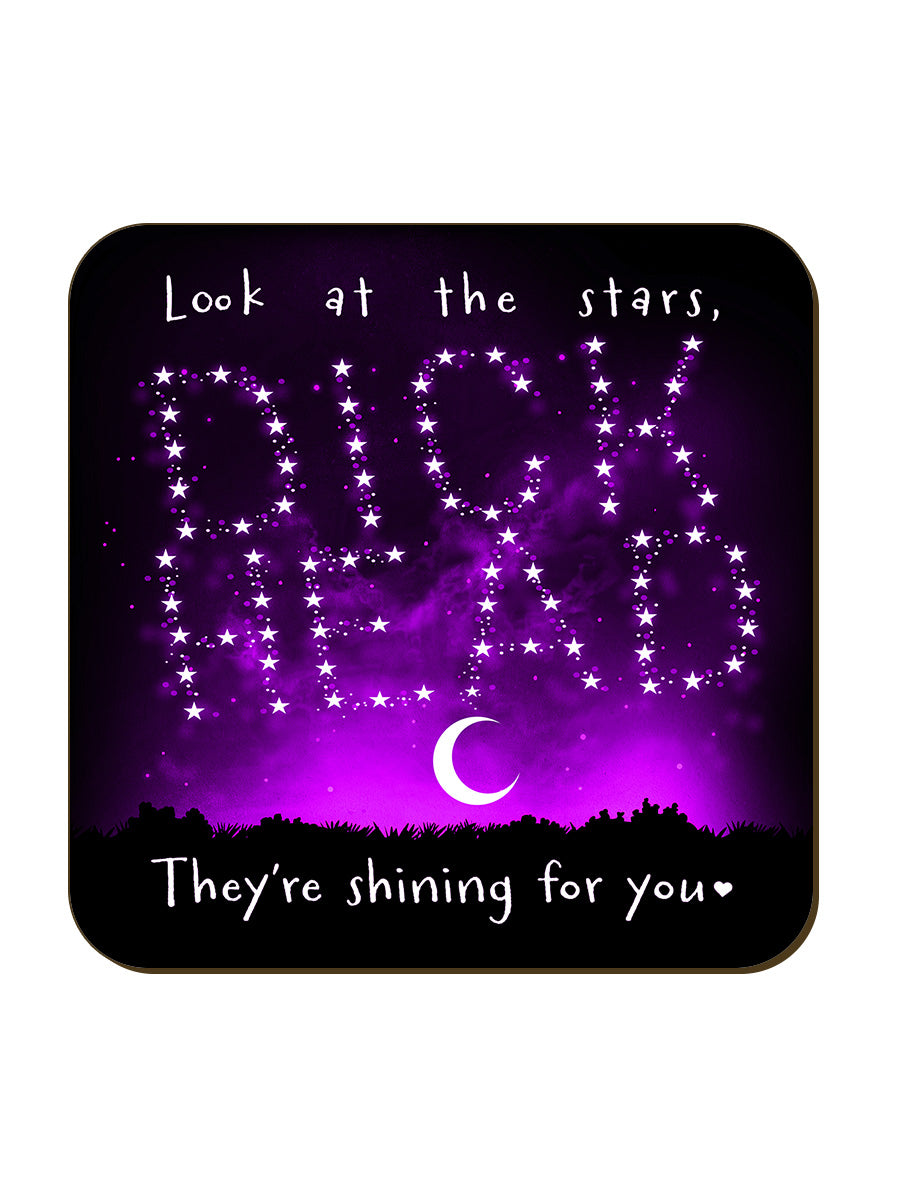 Dickhead - Shining Stars Square Coaster