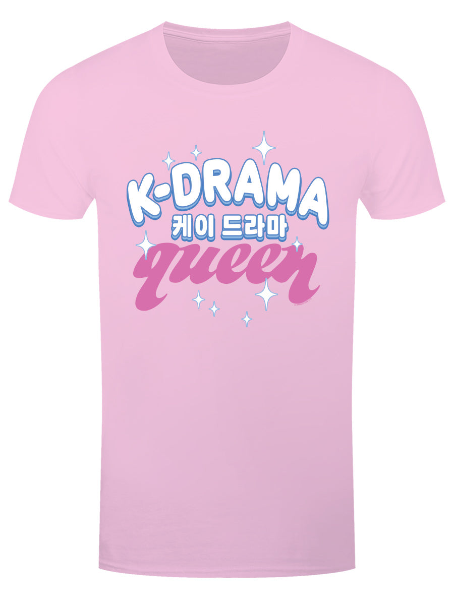 K-Drama Queen (Hangul) Men's Light Pink T-Shirt