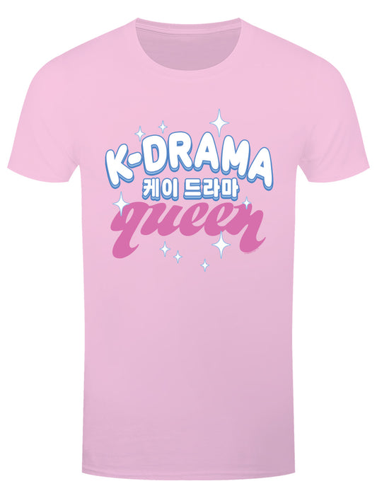 K-Drama Queen (Hangul) Men's Light Pink T-Shirt