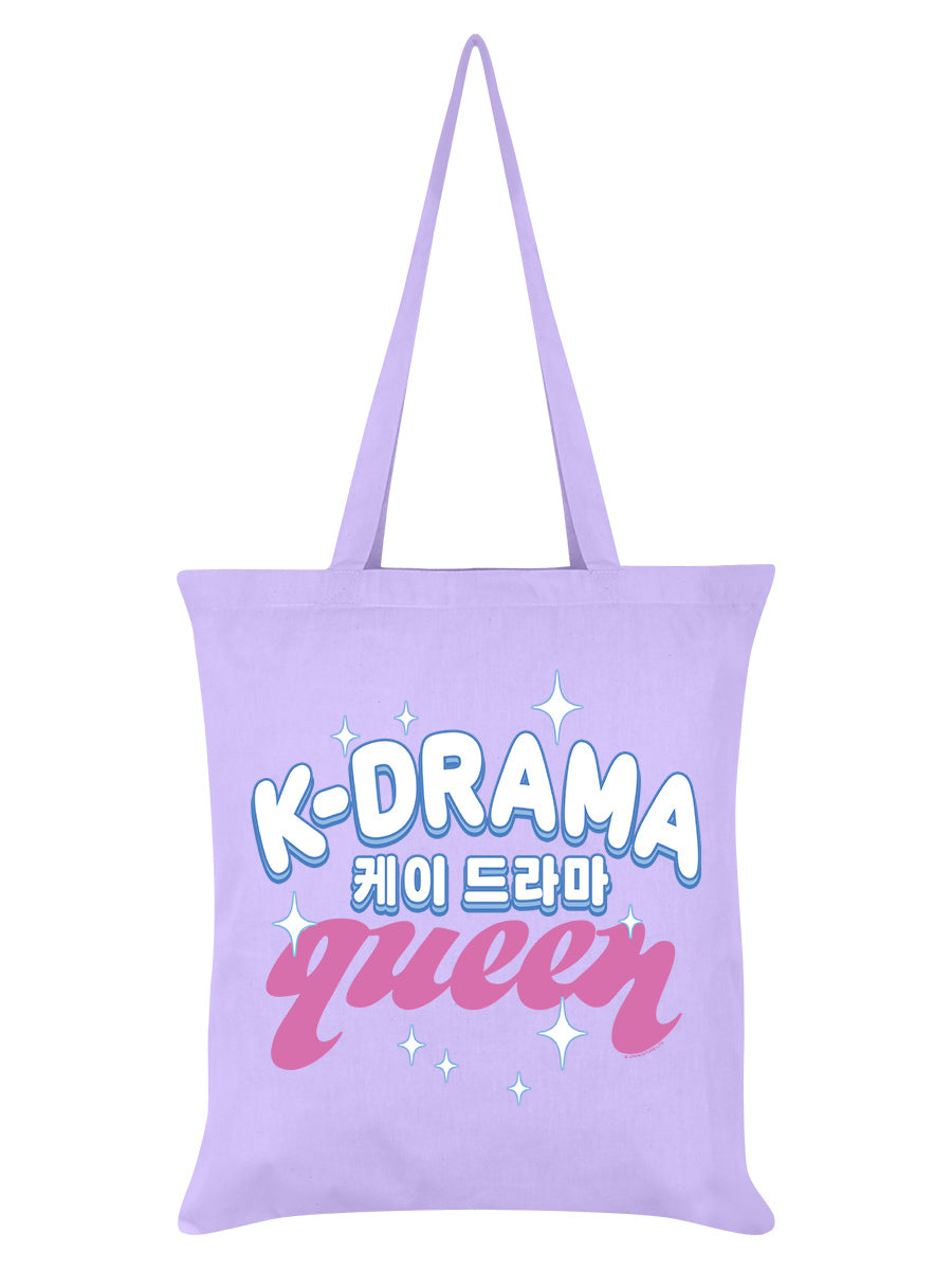 K-Drama Queen (Hangul) Lilac Tote Bag