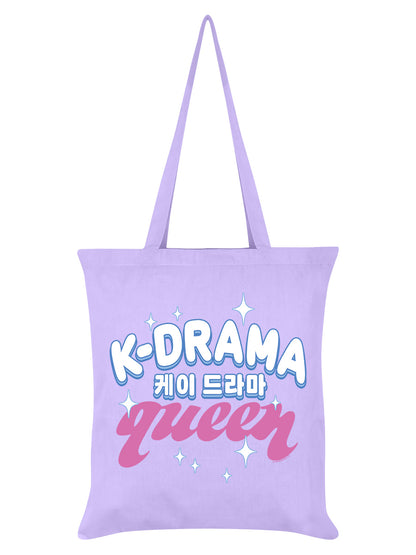 K-Drama Queen (Hangul) Lilac Tote Bag