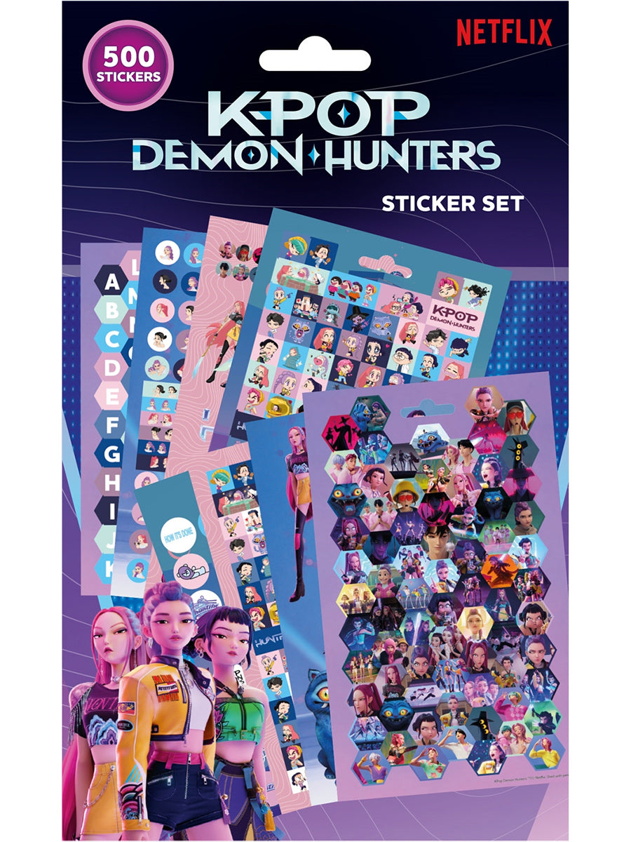 K-Pop Demon Hunters 500-Piece Sticker Book