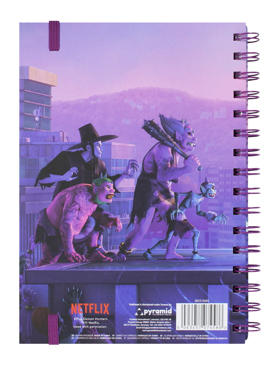K-Pop Demon Hunters A5 Wiro Notebook