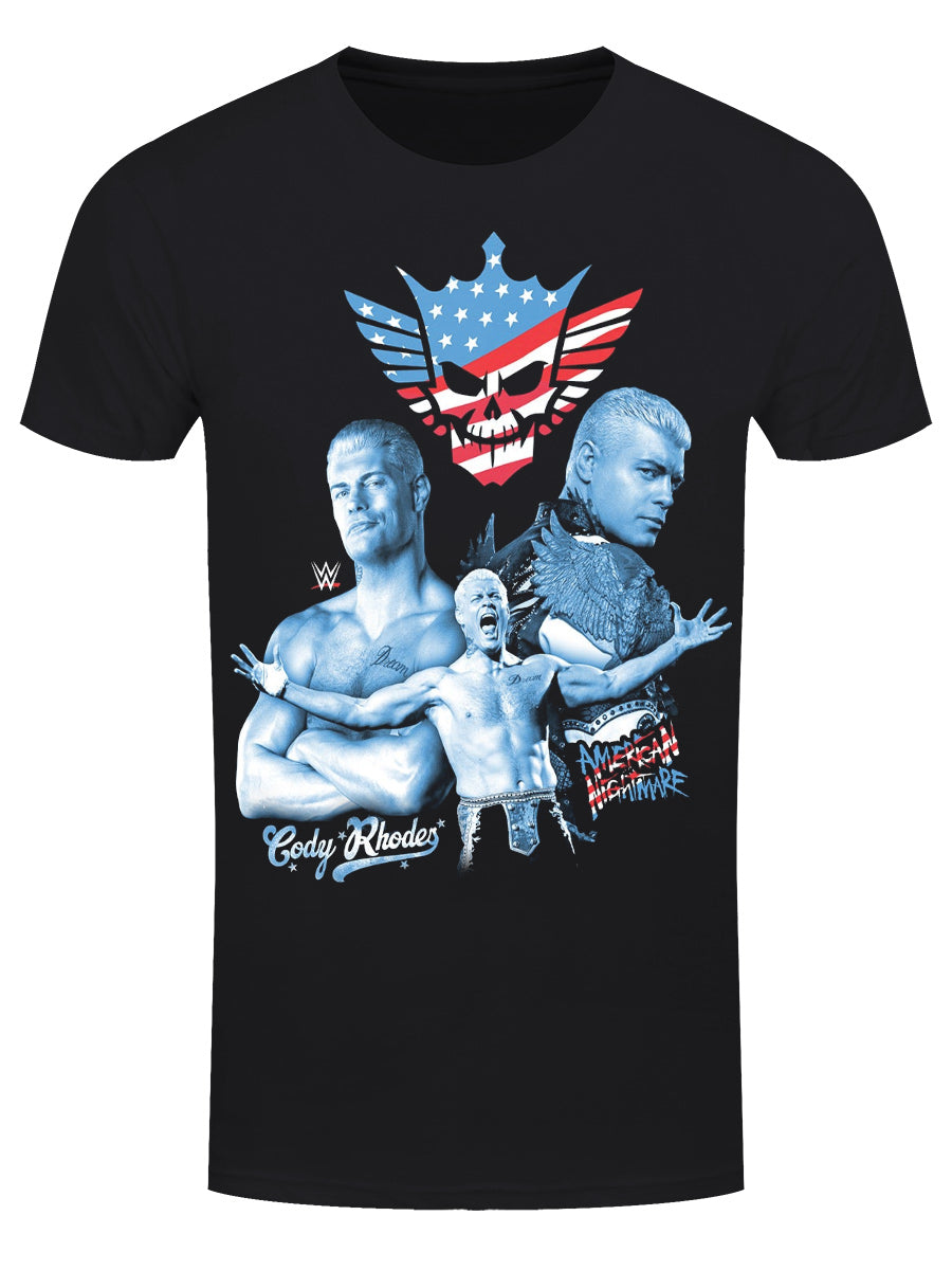 WWE Cody Compilation Men's Black T-Shirt