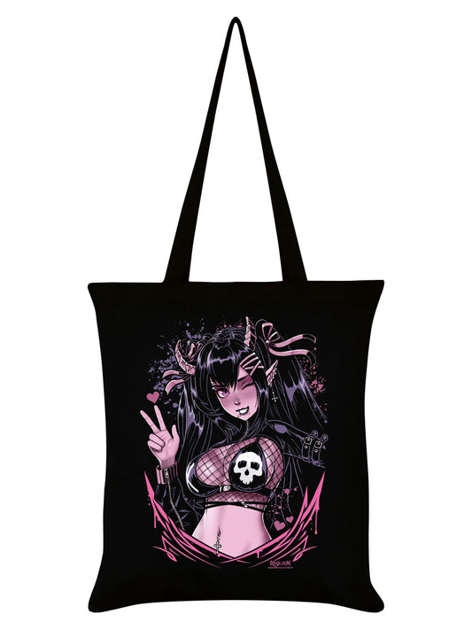 Requiem Collective Hanni Black Tote Bag