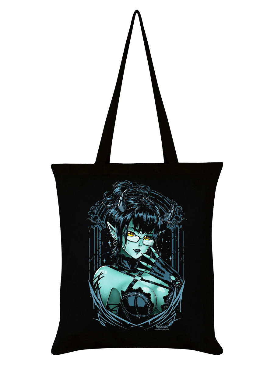 Requiem Collective Reese Black Tote Bag