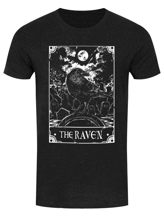 Deadly Tarot - The Raven Heather Black Denim Men's T-Shirt