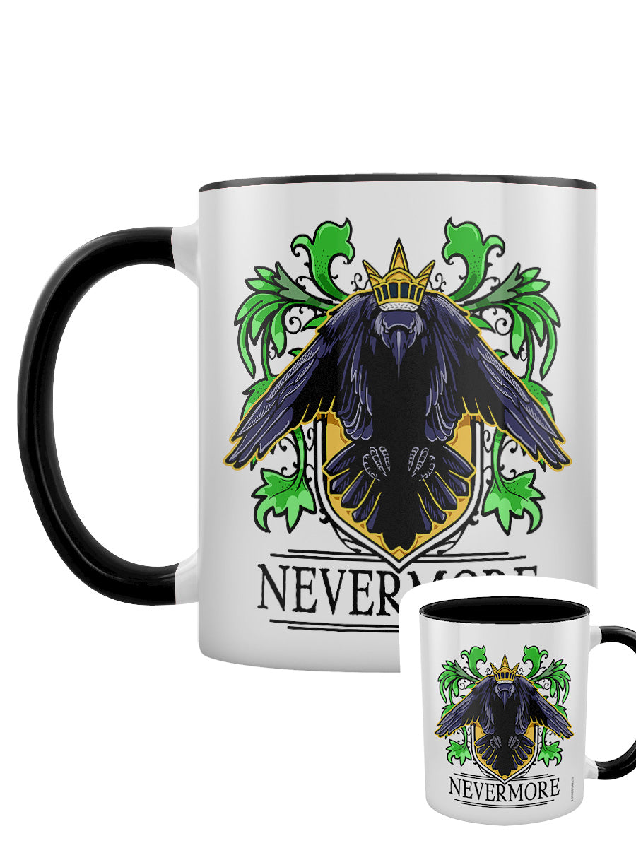 The Raven Nevermore Black Inner 2-Tone Mug