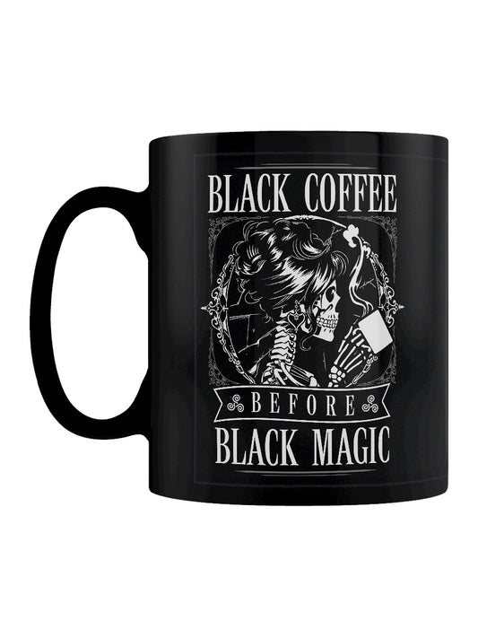 Black Coffee Before Black Magic Mug