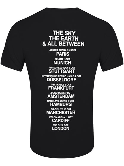 Architects The Sky, The Earth & All Between EU Tour '25 Men's Black T-Shirt