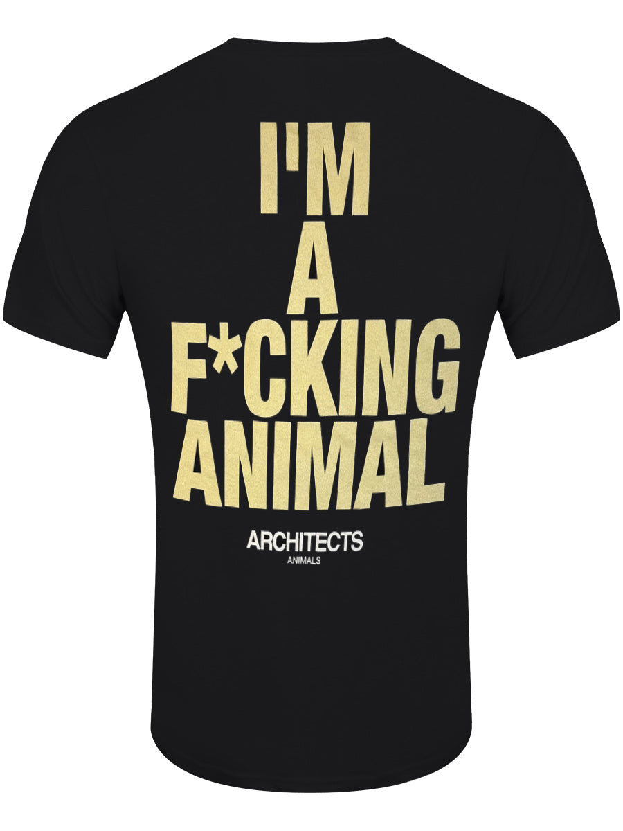 Architects I'm A F*cking Animal Men's Black T-Shirt