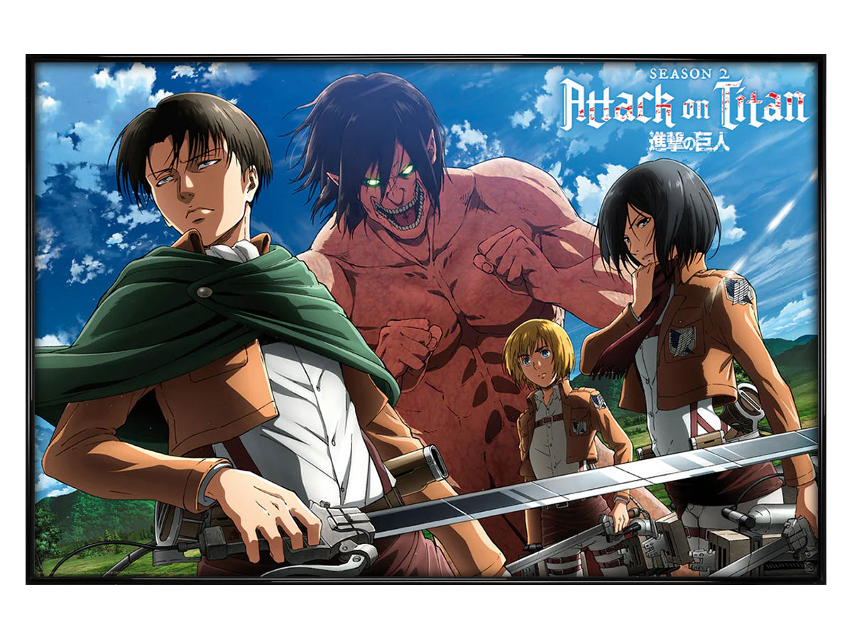 Attack On Titan Ready To Fight Maxi Poster