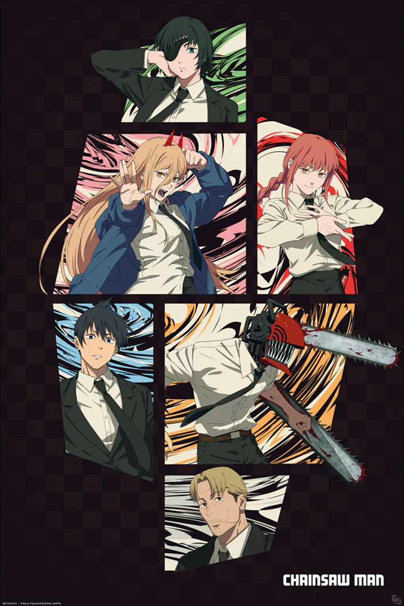 Chainsaw Man Division 4 Maxi Poster