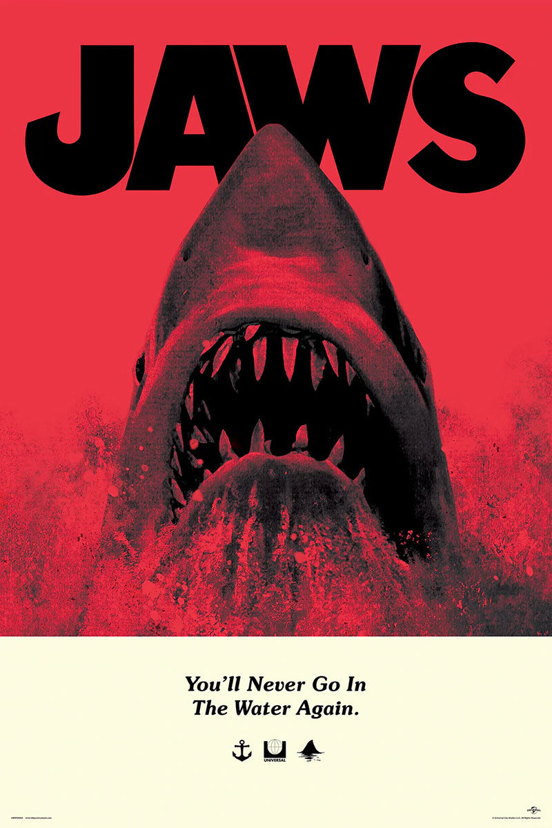 Jaws Red Maxi Poster