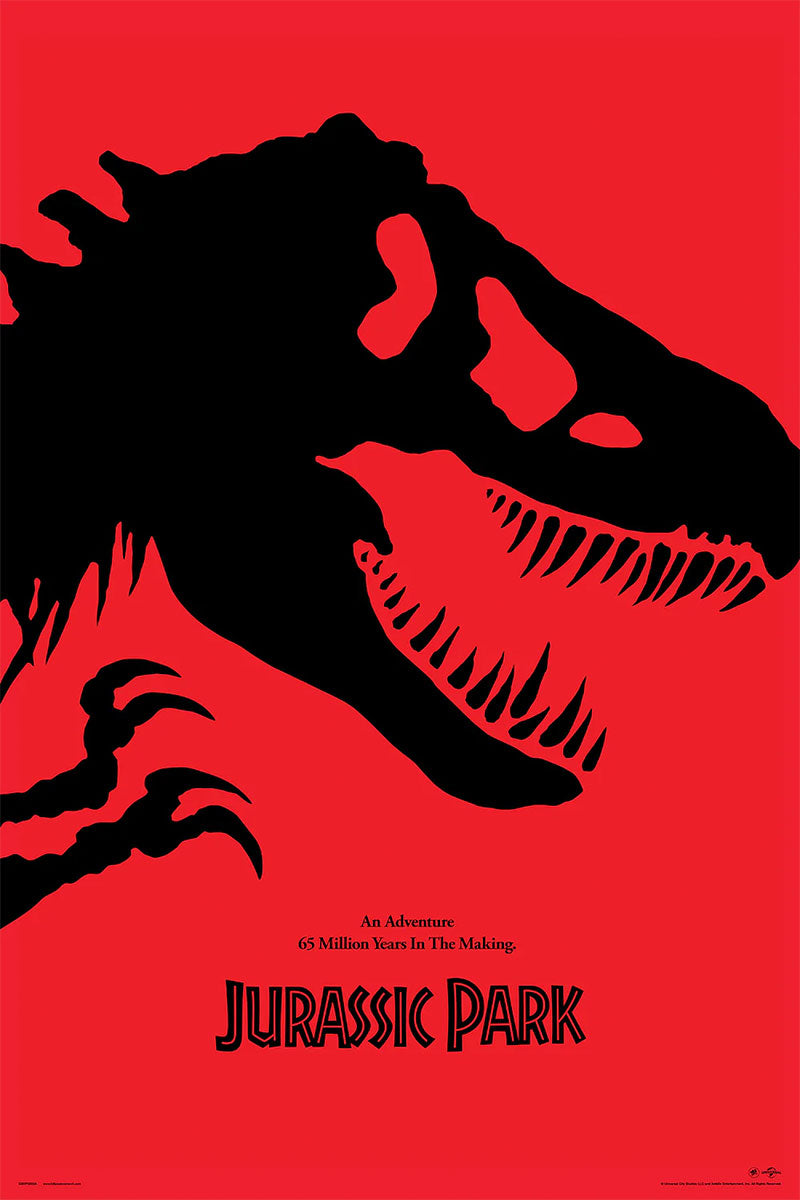 Jurassic Park Red Maxi Poster