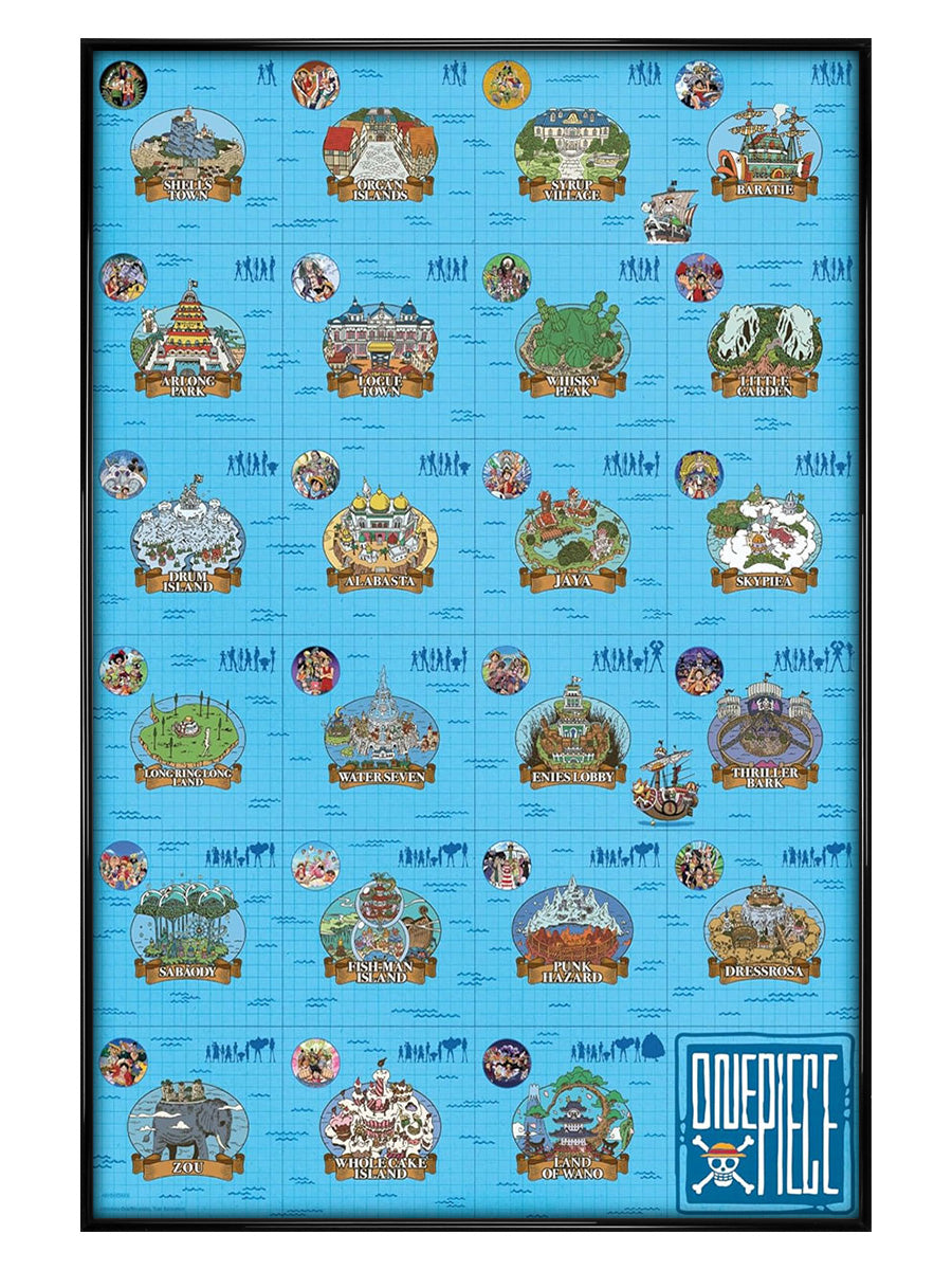 One Piece Log Itinerary Maxi Poster