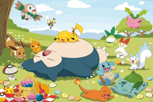Pokemon Picnic Day Maxi Poster
