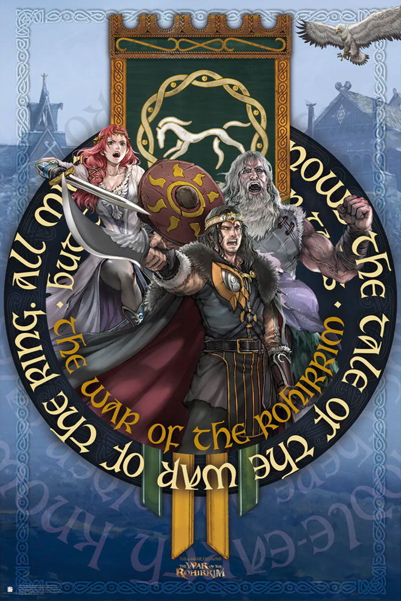 Lord of the Rings TWOTR Characters Maxi Poster
