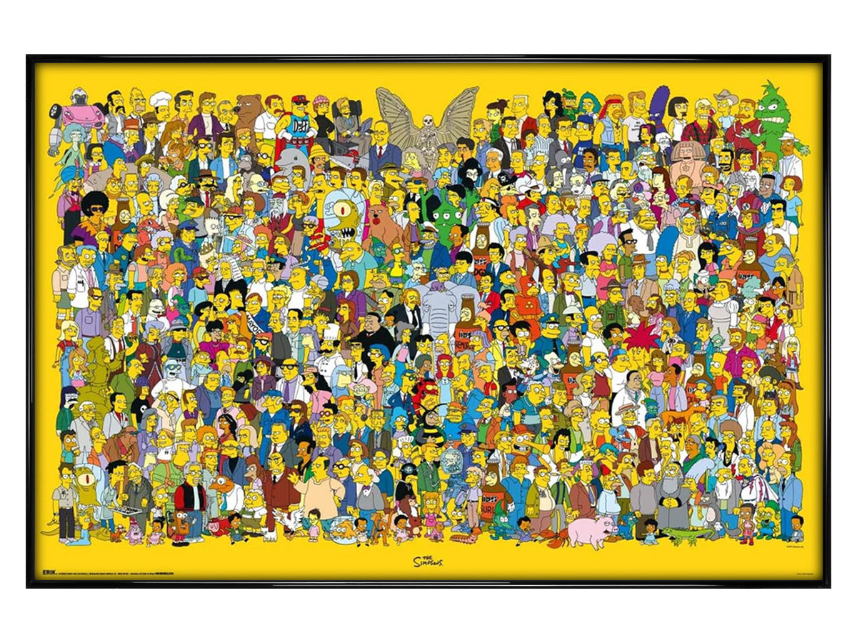 The Simpsons Character Montage Maxi Poster