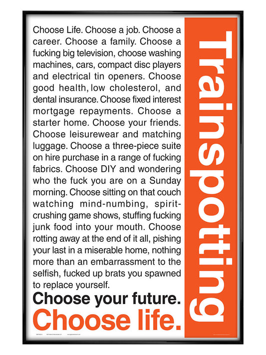Trainspotting Quotes Maxi Poster