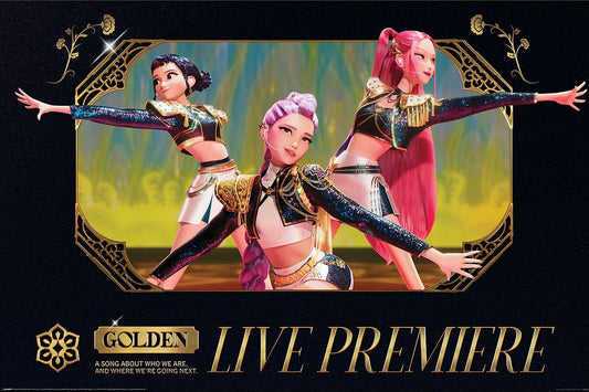 K-Pop Demon Hunters (Golden Live) Maxi Poster