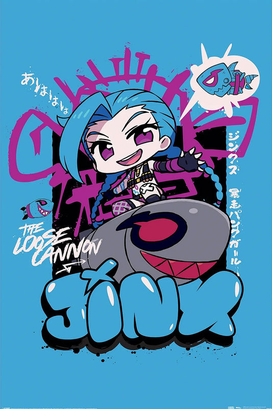 League Of Legends (Chibi Jinx) Maxi Poster