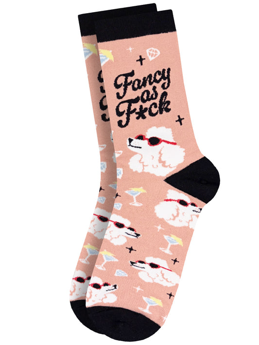 Twisted Soles Fancy As F*ck Novelty Adult Socks (1 Pair) UK 3-7