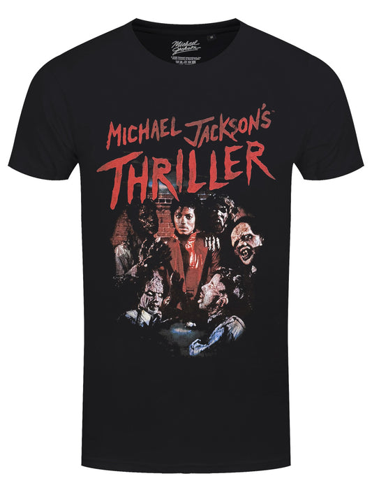 Michael Jackson Thriller Zombies Men's Black T-Shirt