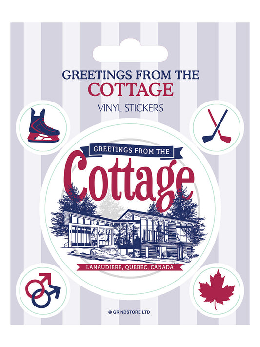 Greetings From The Cottage Vinyl Sticker Set