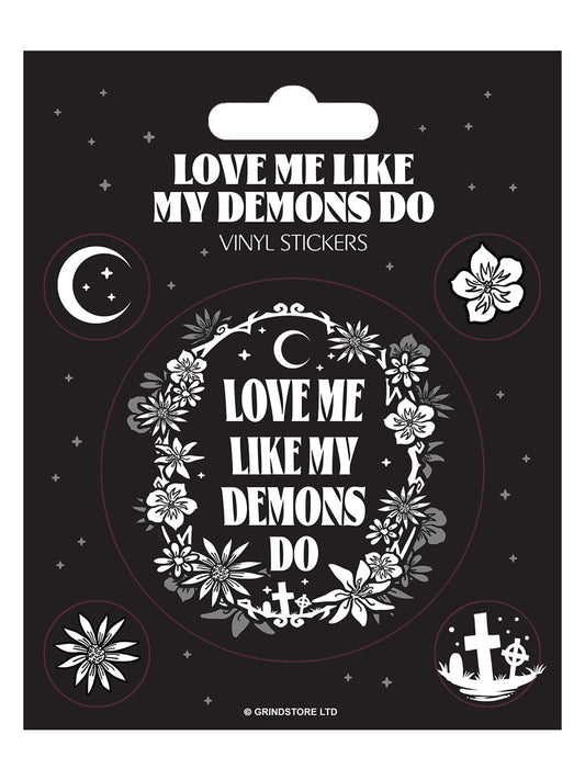Love Me Like My Demons Do Vinyl Sticker Set