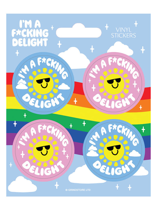 I'm A F*cking Delight Vinyl Sticker Set