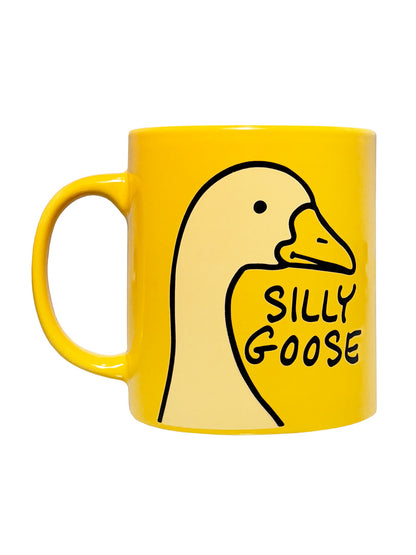 Silly Goose & What If I'm Not Silly Enough Yellow Mug Set - Set of 2